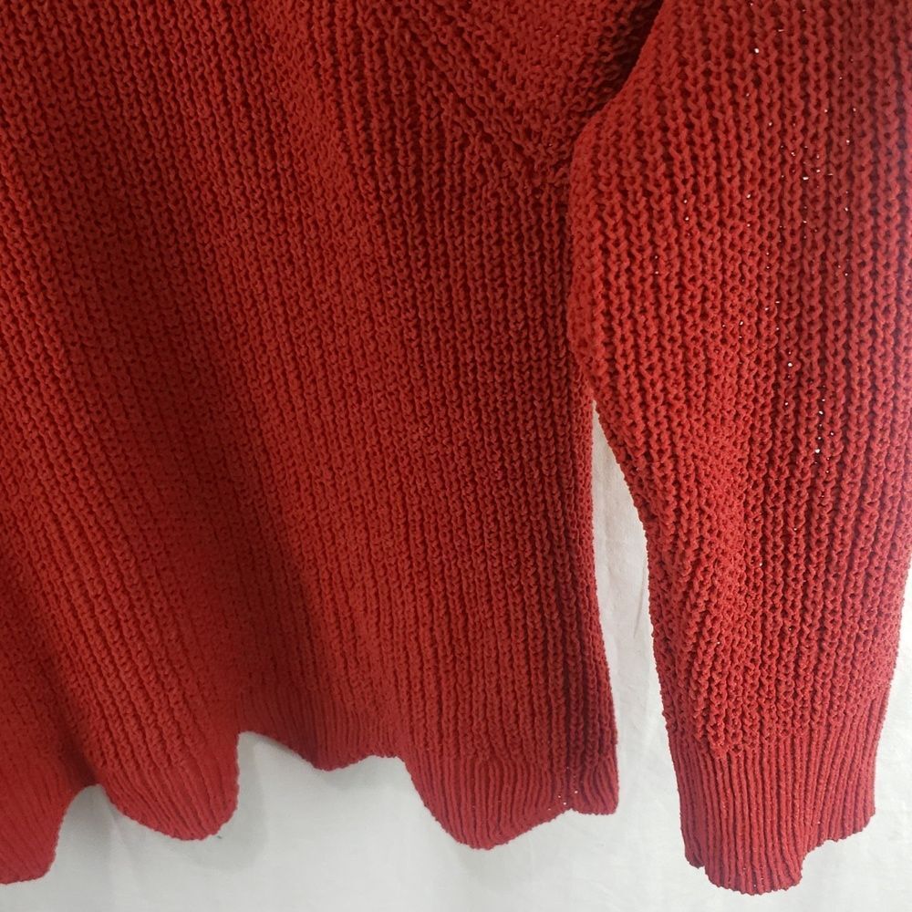 LC Lauren Conrad XXL Burnt Orange Button Up Cardigan - Picture 10 of 10
